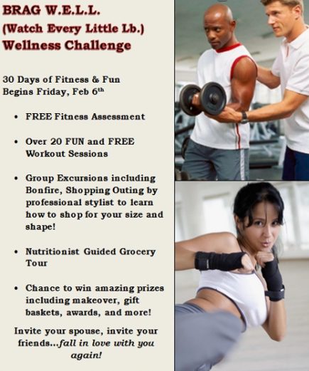 50% off the BRAG W.E.L.L. 30 Day Fitness Challenge