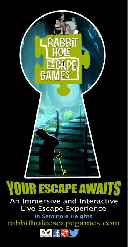 2-4-1 Reservations for Rabbit Hole Escape Games
