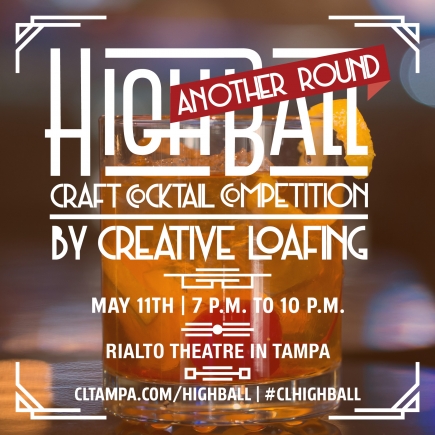 General Admission to Creative Loafing's HighBall Another Round Craft Cocktail Competition 5/11/17