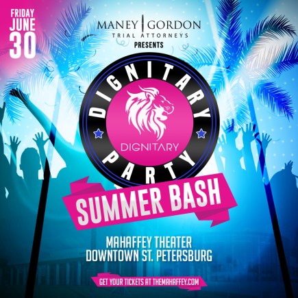 50% off General Admission to the Dignitary Party Summer Bash