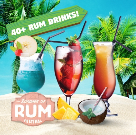 50% Off Two-Day General Admission + Tasting Combo at the Summer of Rum Festival 2018