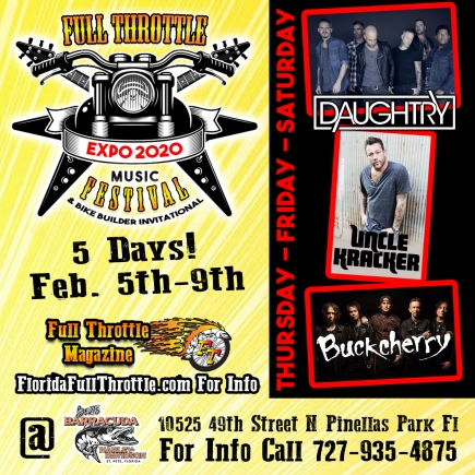 50% Off Three Day Pass to the Full Throttle Motorcycle Expo 