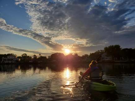 $30 for two hours of kayaking for two people at Coffee Pot Bayou Park with Good Vibes Kayak Rentals