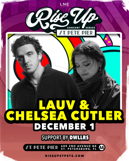 50% Off General Admission to Lauv & Chelsea Cutler at St. Pete Pier